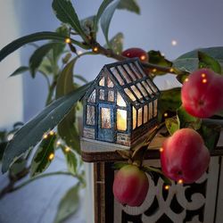 TEMPLATE Miniature green house | Printable template | Dollhouse miniatures