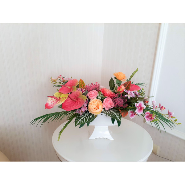 Artificial flower tropical arrangement-7.jpg