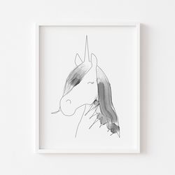 unicorn nursery print, unicorn, unicorn nursery wall art, unicorn poster, so cute unicorn, nursery wall art, unicorn art