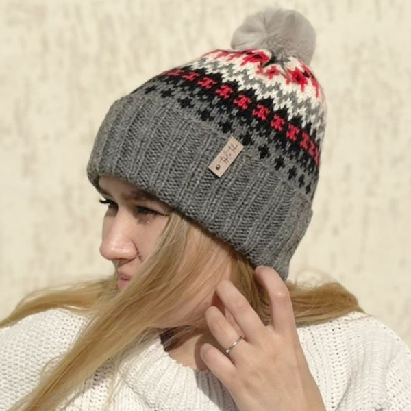 Grey-warm-jacquard-knitted-hat-2