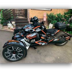 Can Am RYKER decal wrap kit "CAN AM X"