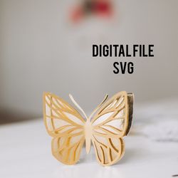 Template layered Butterfly svg