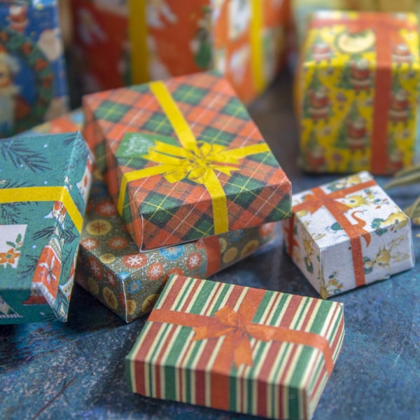 TEMPLATE retro Christmas boxes | Printable template | Dollho | Inspire ...