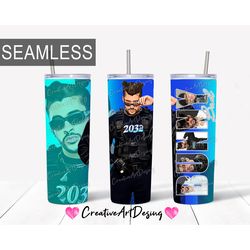 bad bunny seamless sublimation designs png l skinny tumbler 20oz l 30oz designs l tumbler design