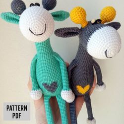 Crochet Giraffe pattern PDF | Amigurumi Giraffe