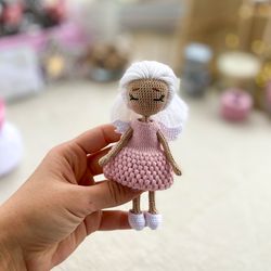 Angel doll. Angel doll ornament. Angel baby ornament.  Mini angel doll. Gift for mom.