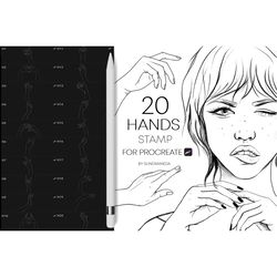 Procreate Hands Stamps Brushes