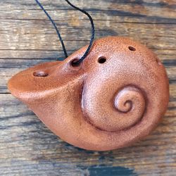 Ocarina  "Song of the sea"  small brown