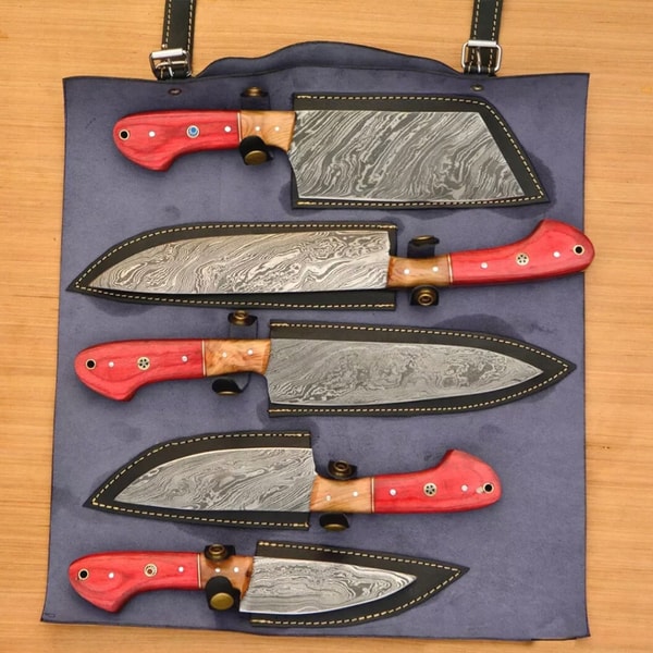 damascus steel knives set in Wyomingjpg