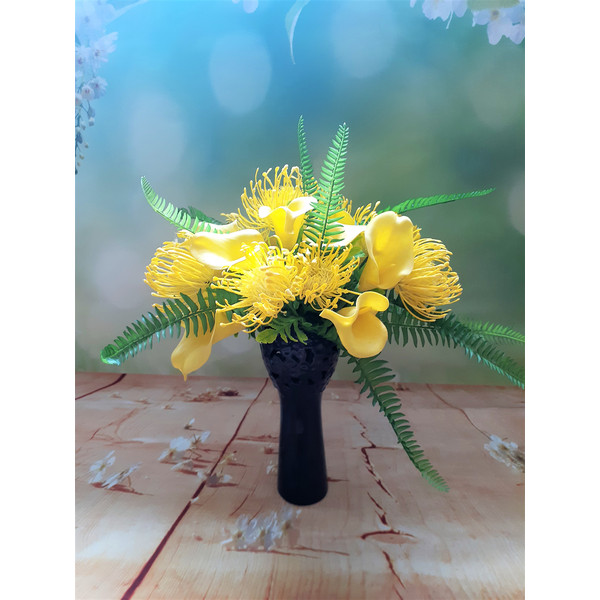 Artificial-Yellow-Calla-Lily-Protea-Bouquet-1.jpg
