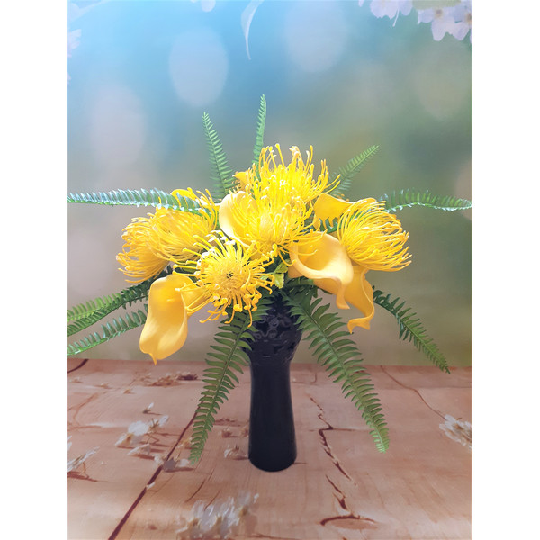 Artificial-Yellow-Calla-Lily-Protea-Bouquet-4.jpg