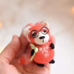 red panda interior decor toy, red panda stuffed toy gift