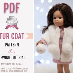paola reina clothes pattern, dianna effner little darling clothes pattern, doll clothing, 13 inch doll clothes pattern
