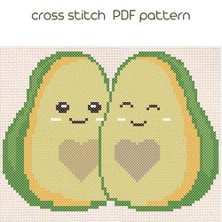 avocado cross stitch love cross stitch pattern pdf pattern /84/
