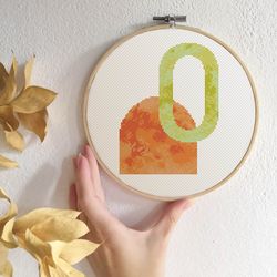 geometric cross stitch pattern modern cross stitch pdf abstract cross stitch boho embroidery instant download