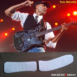 Tom Morello guitar vinyl stickers Soul Power Fender Stratocaster Signature
