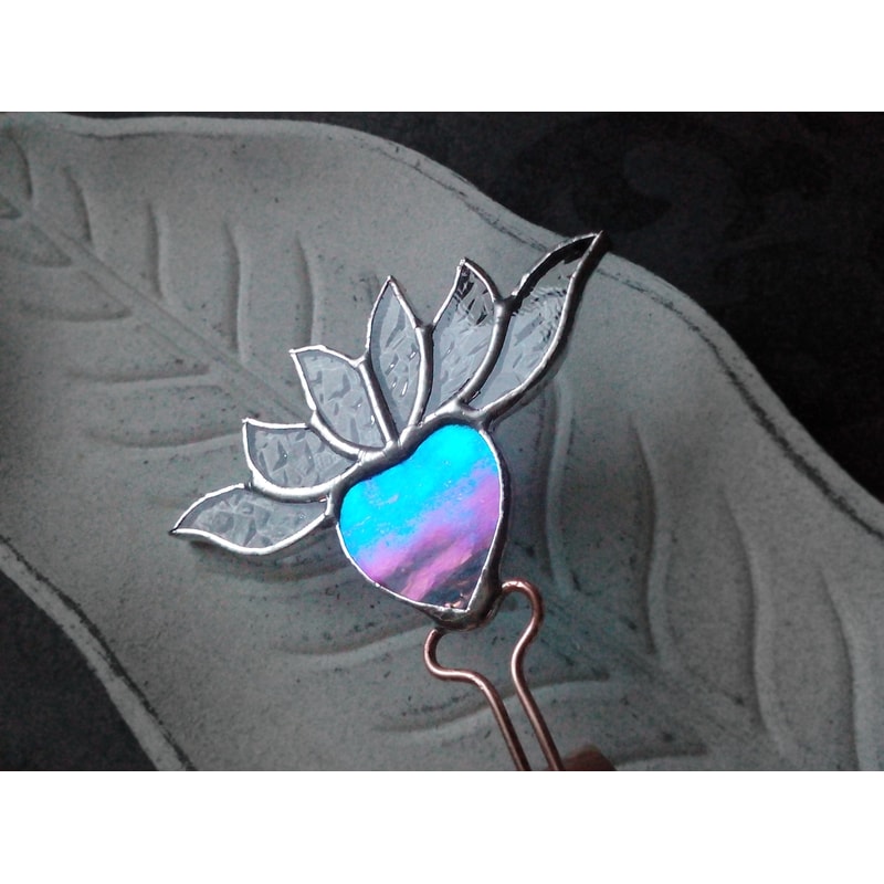 Plant-pot-glass-flower-suncatcher-Glass-lotos-lilie-plant-Stained-glass-flower-Garden-art-2