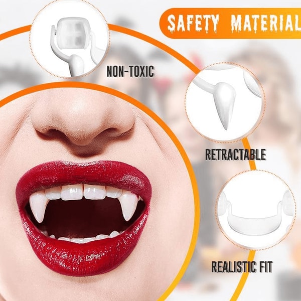Swag Fangs Retractable Halloween Vampire Fangs Teeth - Inspire Uplift
