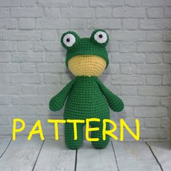 Crochet frog pattern Amigurumi frog tutorial