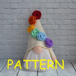 Crochet gnome pattern PDF Amigurumi gnome crochet pattern