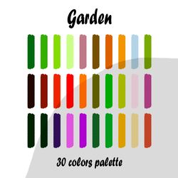 Garden procreate color palette | Procreate Swatches