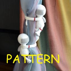 crochet astronaut pattern pdf astronaut tiebacks pattern