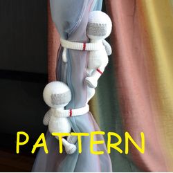 Crochet astronaut pattern pdf Astronaut tiebacks pattern