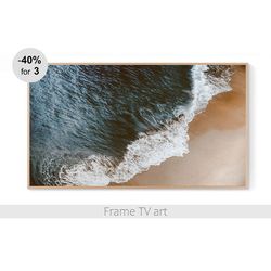 Samsung Frame TV Art Digital Download 4K, Frame TV art seascape, Frame TV art ocean summer, Frame TV art coastal | 512