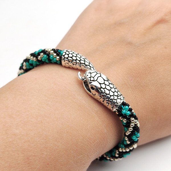 turquoise snake bracelet 4.jpg