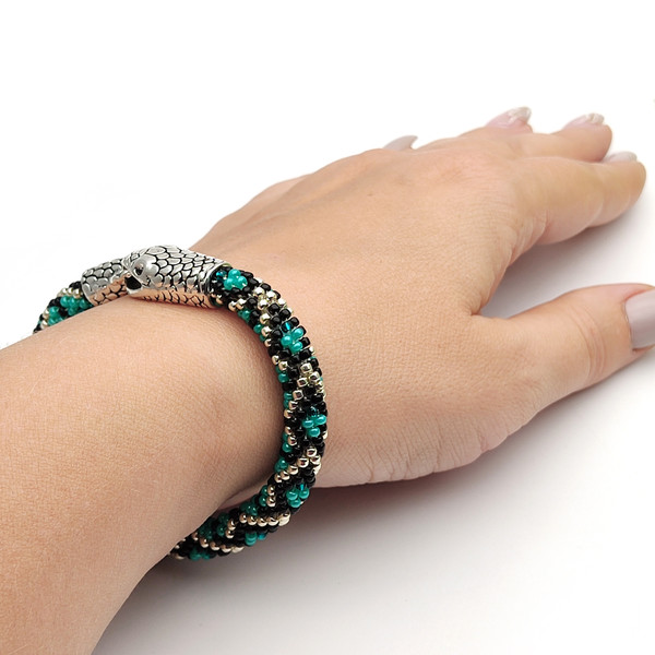 turquoise snake bracelet 5.jpg