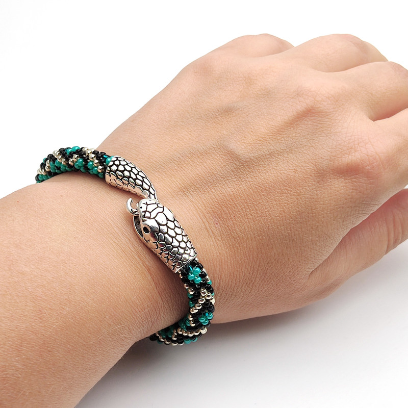 turquoise snake bracelet 7.jpg