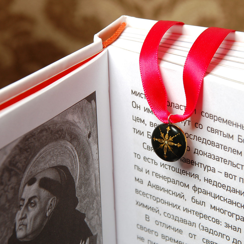 Hand-painted religious pendant