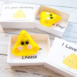 Cheese, Vegan gift, Funny cards, Pocket hug in a box, Funny Birthday cards, New job gift, Dad gifts from daughter