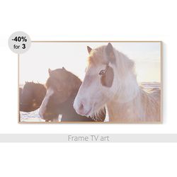frame tv art winter, samsung frame tv art horse, frame tv art farmhouse, samsung frame tv art digital download 4k | 248