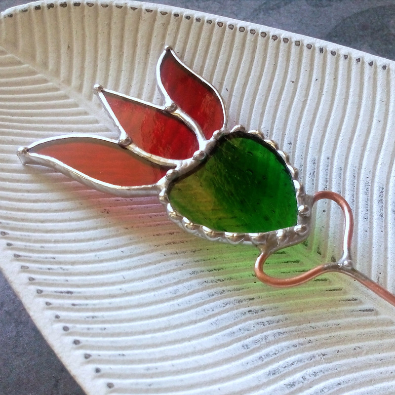 Plant-pot-glass-flower-suncatcher-Glass-lotos-lilie-plant-Stained-glass-flower-Garden-art-3