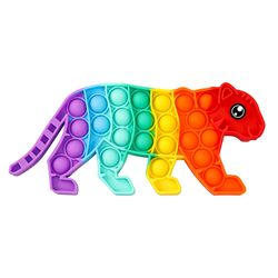 Rainbow Tiger Push Pop Fidget Toys for Kids
