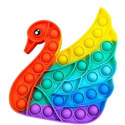 Rainbow Push Pop Fidget Toys for Kids