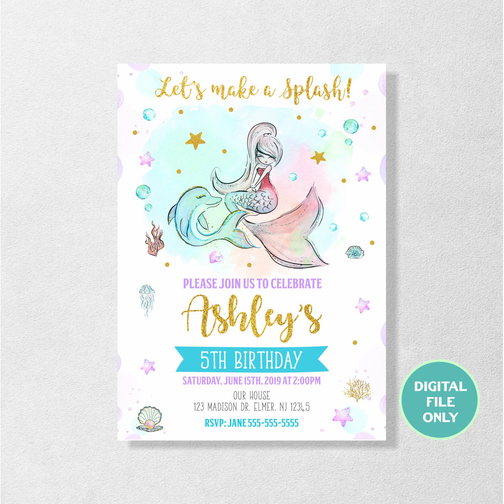 142 Mermaid and Dolphin Invitation.jpg