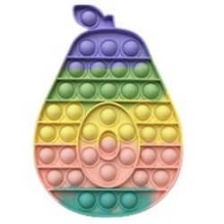 Fruit Theme Rainbow Avocado Bubble Popper Toy
