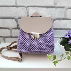 mini backpack with leather accents birthday gift for girls