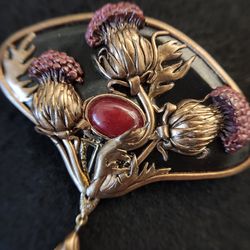 Vintage brooch from Scottish Thistle, Scottish Thistle Flower,Vintage Inspired