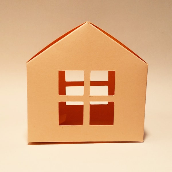 House Pattern Box House box, house gift box, building box, building gift box, | Inspire ...