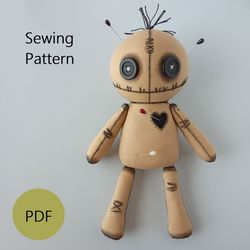 Voodoo Doll Pattern & Tutorial PDF
