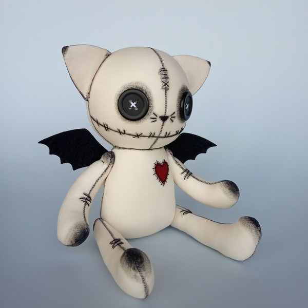 handmade-creepy-cute-stuffed-cat-with-bat-wings-8