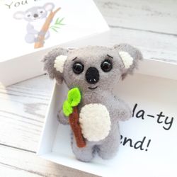 Koala bear, Pocket hug, Thank you cards, Best friend gift, Gift for boyfriend, Anniversary gift for girlfriend, Puns