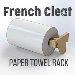 french cleat paper towel rack. (pdf plan)