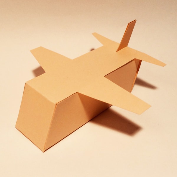 Airplane box template, plane box, paper plane, paper airplan | Inspire ...