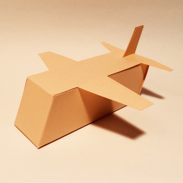 Airplane box template, plane box, paper plane, paper airplan | Inspire ...