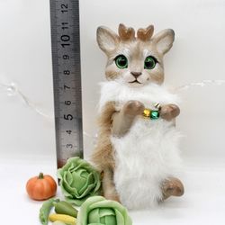 deer fawn art doll collectible toy