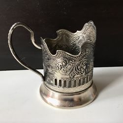 Genuine Russian & Soviet Tea Glass Holders,